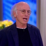 The View hosts learn Larry David isn't any less cranky in the morning