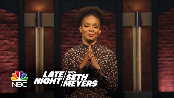 Late Night With Seth Meyers' Amber Ruffin thinks former Bears coach Mike Ditka's takes are "da worst"