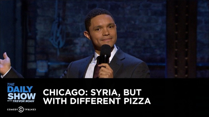 The Daily Show kicks off Chicago week by calling bullshit on Trump's race-baiting Chicago-bashing