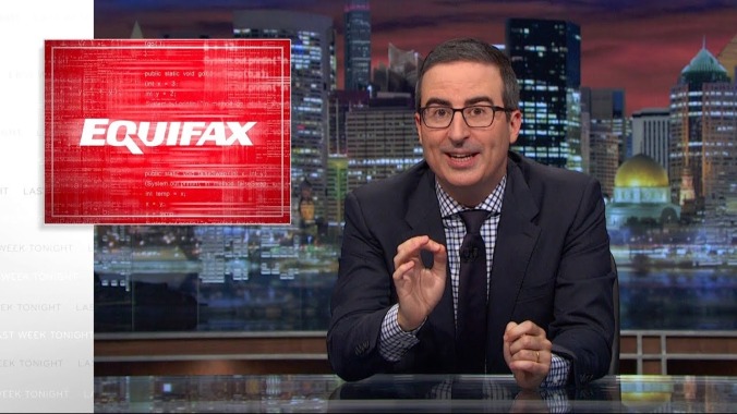 After Trump lies about the Iran deal, John Oliver says “We got him!”—forgetting that nothing matters any more