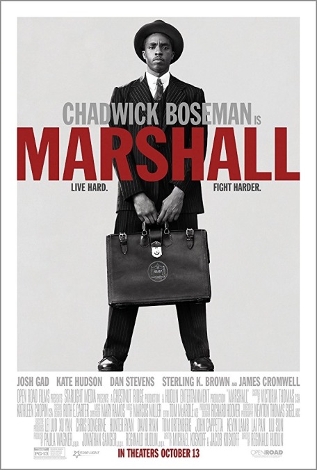 Marshall turns a real-life hero into the lead of a pretty good courtroom drama