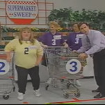 Throughout Supermarket Sweep's vast history, matching sweaters remain constant