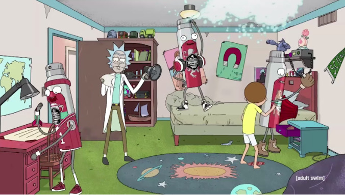 Watch Rick And Morty sacrifice Butter Bot to the gods of capitalism