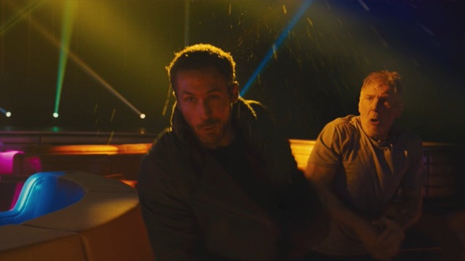 Here is exactly what Ryan Gosling’s face looks like after being punched by Harrison Ford