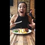 Watch this incorrigible asshole ruin all of his friend's Instagram food photos