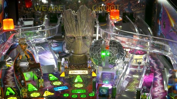 Exclusive: The new Guardians Of The Galaxy pinball machine looks pretty darn cool