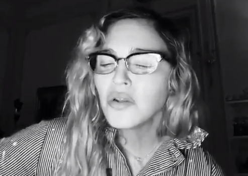 Madonna is now a college freshman, recording Elliott Smith covers at night