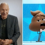 Sir Patrick Stewart on how he brought gravitas to the poop emoji