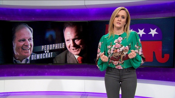 Samantha Bee dares Alabamians to prove "Yankee assholes" like her wrong by rejecting Roy Moore