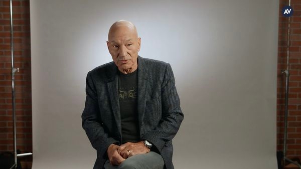 Patrick Stewart calls on men to take responsibility for violence against women