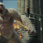 Dwayne Johnson's dismayed at a giant gorilla's rage in the Rampage trailer 