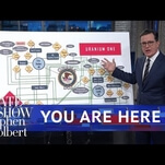 When it comes to Trump-Russia collusion, Stephen Colbert tries to connect the dot