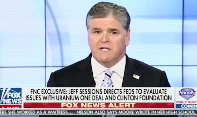 Watch Sean Hannity's full descent into conspiracy theorist