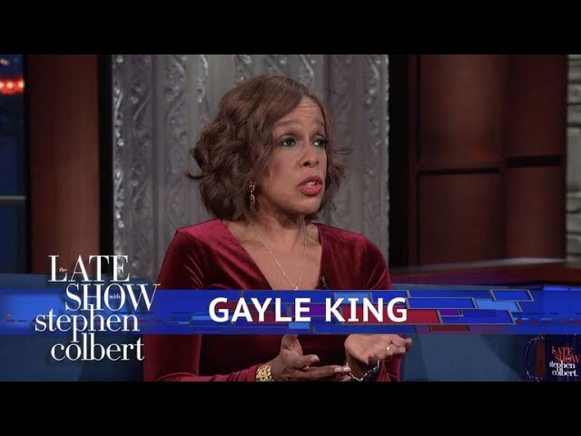 Gayle King tells Stephen Colbert about the "painful" task of reporting on co-host Charlie Rose's firing