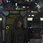 Yup, that's Luke on the Millennium Falcon in the new Last Jedi teaser