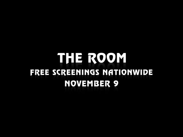 "Prepare For Disaster" with free screenings of The Room in 42 U.S. cities 
