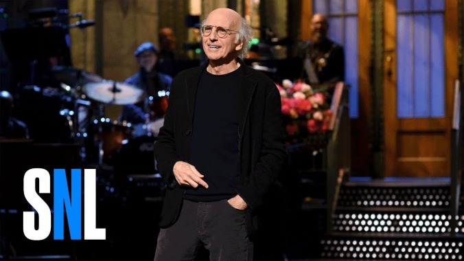 Larry David’s Saturday Night Live monologue is not going over well