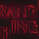 The Stranger Things opening credits almost looked a lot more modern