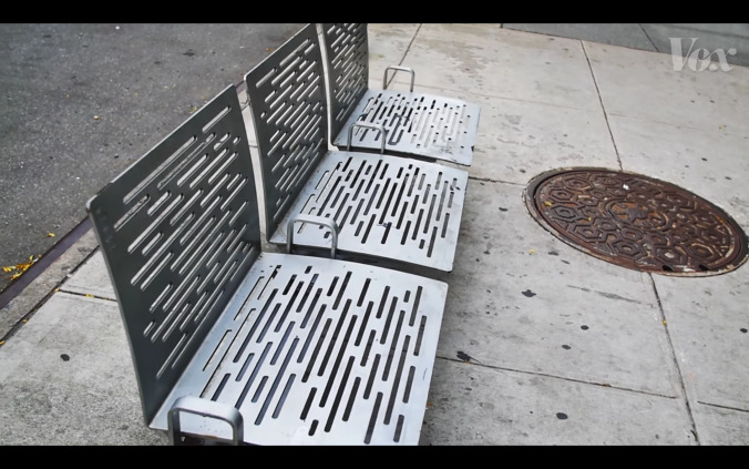 The shitty reason New York City benches are designed to be uncomfortable