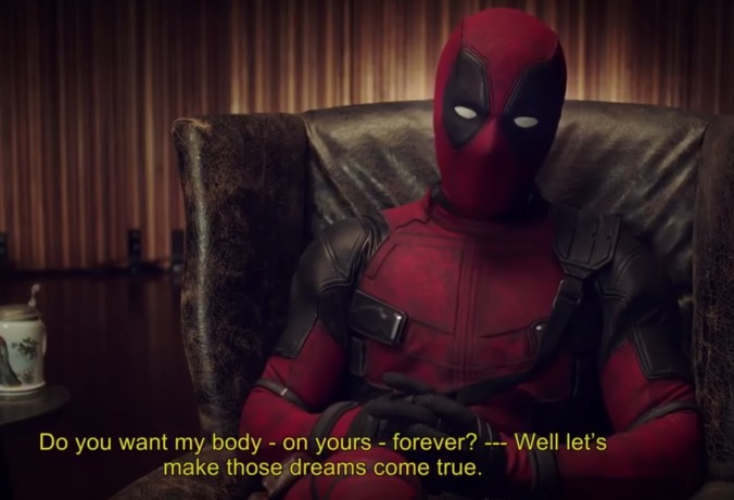 If you want a free Deadpool 2 tattoo, just go to Brazil