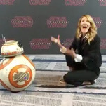 Not everything is bad: Here’s Laura Dern talking to BB-8