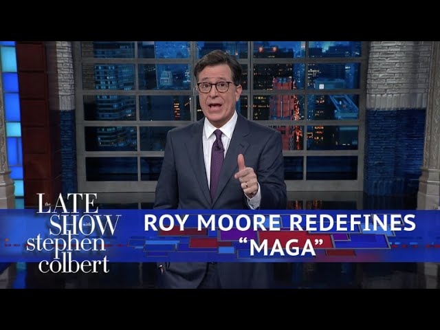 Stephen Colbert goes all-in on the GOP going all-in on alleged Republican pedophile Roy Moore