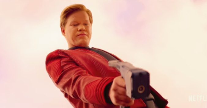 We can't wait to see what kind of horrorshow is lurking beneath the cheesy trailer for Black Mirror's Star Trek parody