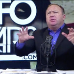 Alex Jones can’t stop himself from bellowing over his Infowars guests