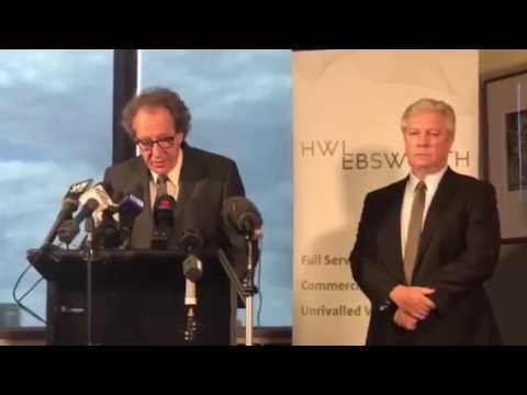 Geoffrey Rush sues Australian paper over “spurious” assault claims