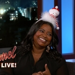 Subbing for Jimmy Kimmel, Melissa McCarthy surprises pal Octavia Spencer with their weird shared past