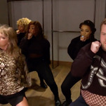 James Corden dances backup for Taylor Swift, terrorizes a bunch of other pop stars