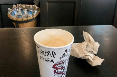 MAGA chuds are doing the Starbucks cup thing again