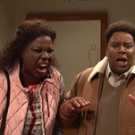 Leslie Jones was actually holding back vomit in this week's SNL