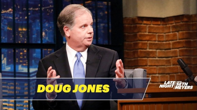 Seth Meyers and senator-elect Doug Jones talk Roy Moore—and not being Roy Moore