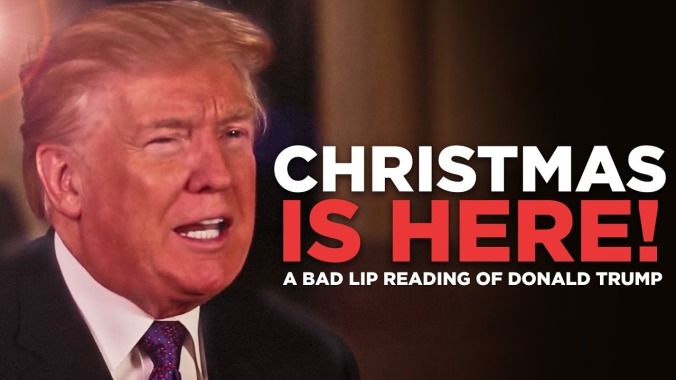 Trump's latest Bad Lip Reading reminds us that he can only feel empathy for himself