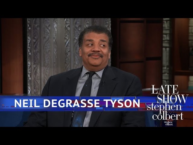 Stephen Colbert invites favorite guest Neil deGrasse Tyson to The Late Show to talk UFOs, blow some minds