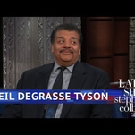 Stephen Colbert invites favorite guest Neil deGrasse Tyson to The Late Show to talk UFOs, blow some minds