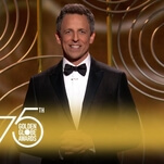 Seth Meyers asks women to lead us into the future in searing Golden Globes monologue