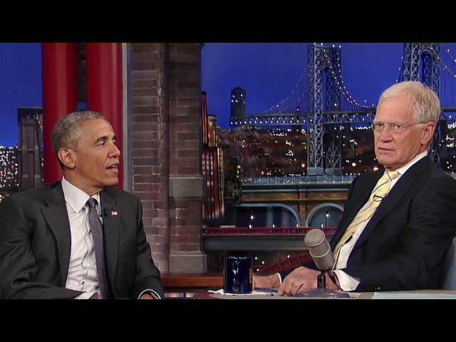 大衛·萊特曼（David Letterman）返回脫口秀節目，與巴拉克·奧巴馬（Barack Obama）和拖曳的新思想