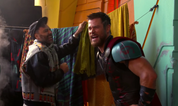 There was a lot of dancing on the Thor: Ragnarok set, most of it good