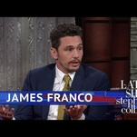 Stephen Colbert taped his show just in time to ask James Franco about those sexual misconduct allegations