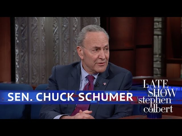 Senator Chuck Schumer tells Stephen Colbert that, yeah, of course Donald Trump's a racist