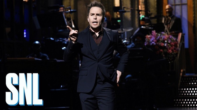 Sam Rockwell’s moves can’t rescue a listless Saturday Night Live