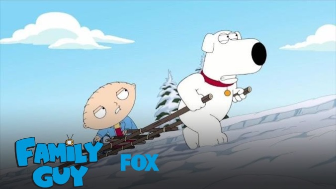 Family Guy hits 300 episodes as Brian and Stewie hit the road