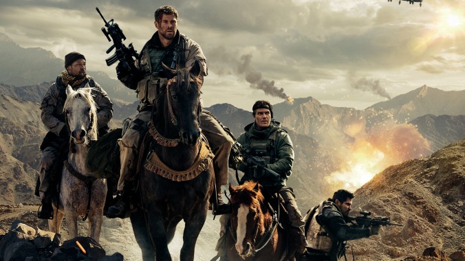 Chris Hemsworth takes on the Taliban in 12 Strong, a war movie that’s more ho-hum than gung ho