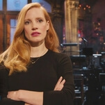 Jessica Chastain takes her chances hosting Saturday Night Live