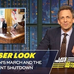 A tongue-twisting Seth Meyers navigates the depths of Donald Trump's ignorance on Late Night