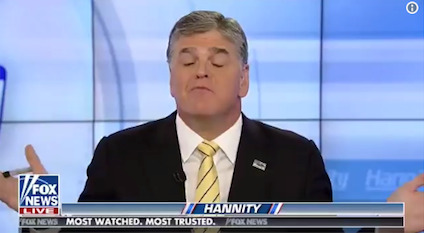 Life is short, so please enjoy a video of Sean Hannity eating shit on-air