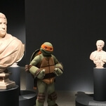 Ninja Turtles’ Michelangelo views work of lesser Michelangelo