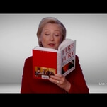 Hillary Clinton tries to secure her next Grammy by reading for the Fire And Fury audiobook